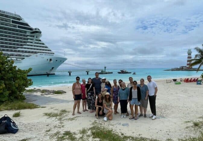 15 Schweizer Reiseprofis besuchten Florida und die MSC Seashore