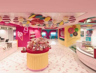 Neu gestaltetes Sweet Temptations auf der MSC World America ist ein Muss für alle Naschkatzen