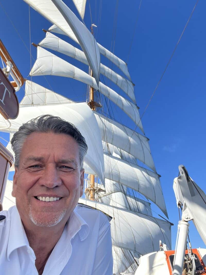 Die neue Aufgabe als Kapitän der Sea Cloud Spirit ist für Hagen Damaschke Krönung seiner Karriere