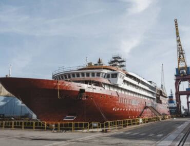 Float Out der Star Seeker in Portugal: Ein neues Kapitel für Windstar Cruises