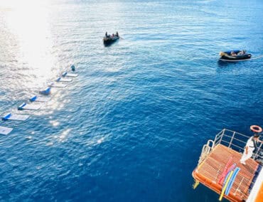 Ein Badestopp im Ozean: Ein unvergessliches Erlebnis auf der Sea Cloud Spirit