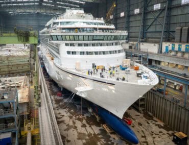 ASUKA III verlässt voraussichtlich am Samstag Baudock der Meyer Werft