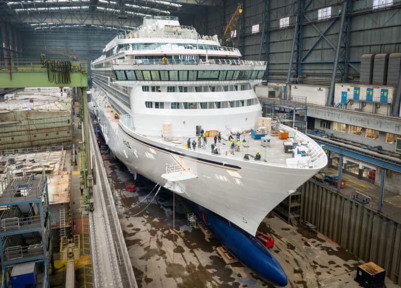 ASUKA III verlässt voraussichtlich am Samstag Baudock der Meyer Werft