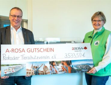A-Rosa Flussschiff unterstützt soziale Projekte in Rostock