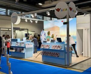 AIDA Cruises war mit am Stand von Cruisetour vertreten