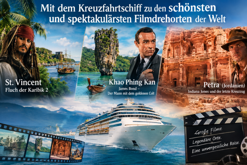 Kreuzfahrten zu berühmten Drehorten: Wo Emily zu Hause ist und James Bond Spuren hinterliess