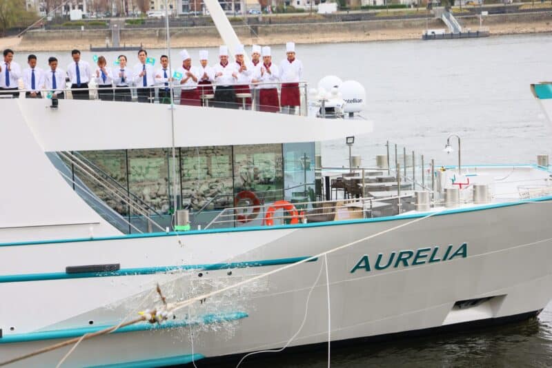 Taufe der MS Aurelia: Ein neues Flusskreuzfahrtschiff auf Donau und Rhein von Phoenix Reisen