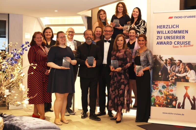 Ehrung der Reisebüros durch nicko cruises: e-hoi bester Partner in der Schweiz
