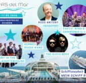 Leinen los für Stars del Mar 2026 – Musik, Party und Genuss auf der Mein Schiff Relax