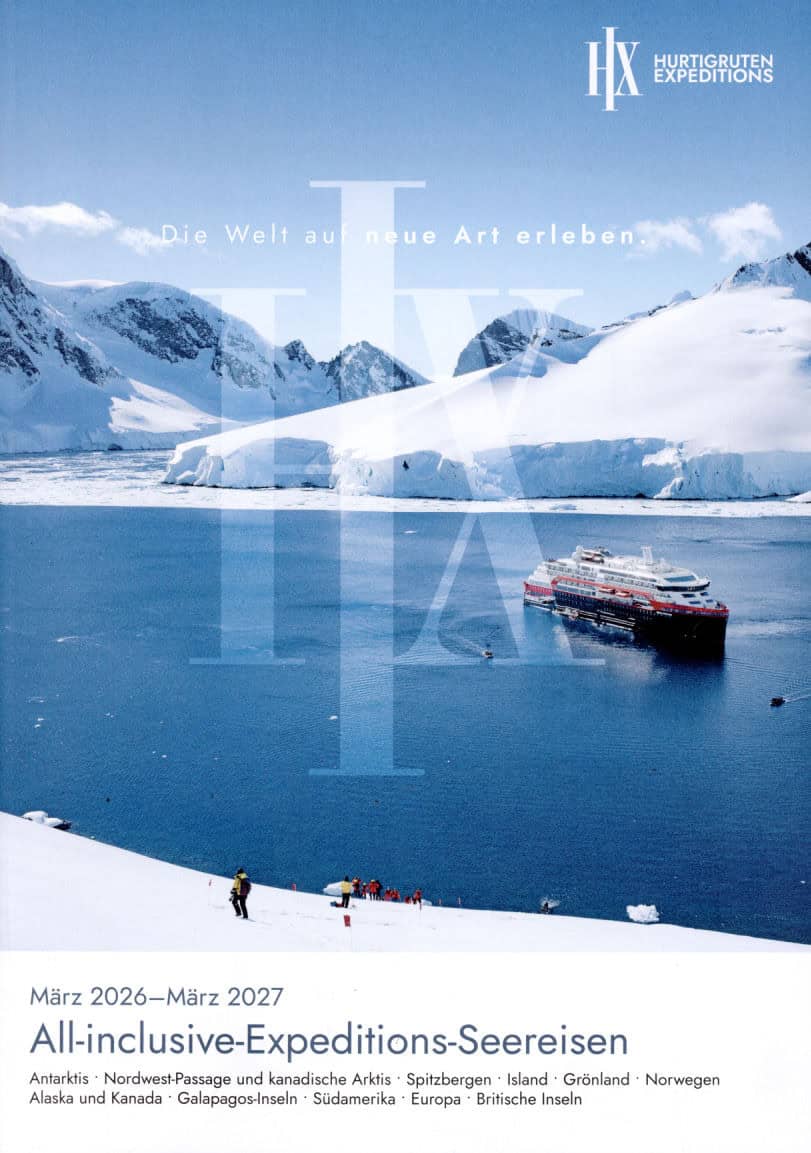 Exklusive All-inclusive Expeditionsseereisen 2026/27 von HX Expeditions und Glur Reisen