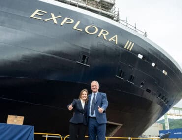 Explora Journeys feiert: Ausdocken, Münzzeremonie und Stahlschnitt an einem Tag