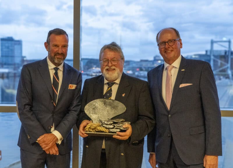 Verleihung des Kieler Hafenpreises an Eckhard-Herbert Arndt