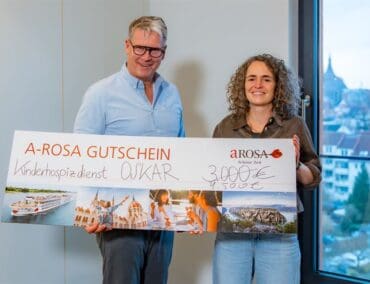 Spenden der A-Rosa Silvestertombola stärken gemeinnützige Organisationen