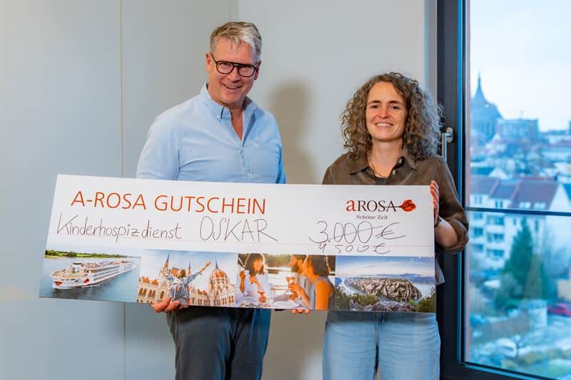 Spenden der A-Rosa Silvestertombola stärken gemeinnützige Organisationen