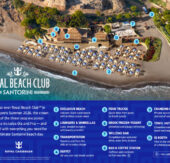 Europas erster Royal Beach Club: Luxus und Entspannung auf Santorini