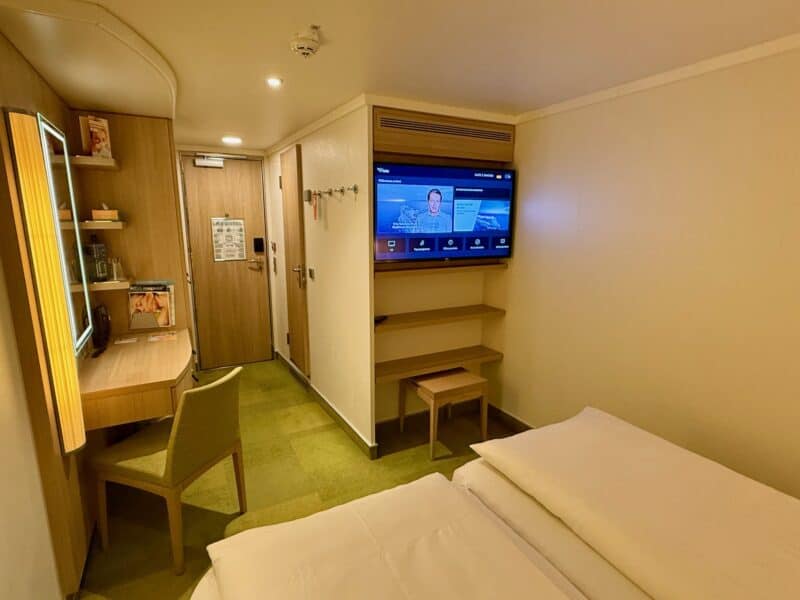 AIDAnova Innenkabine: Ruhiger Rückzugsort mit attraktivem Preis-Leistungs-Verhältnis