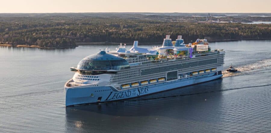 Auf dem Weg zur Jungfernfahrt: Legend of the Seas absolviert wichtige Testphase