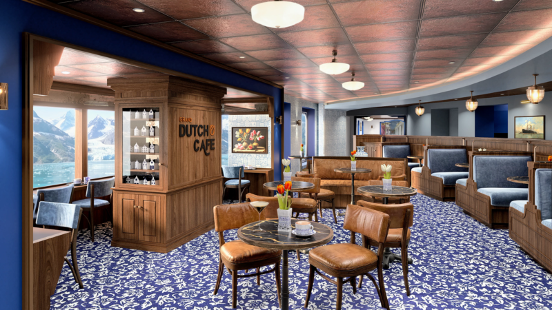Neue Kabinen und das Grand Dutch Café – Holland America modernisiert sechs Schiffe für 600 Mio. Euro