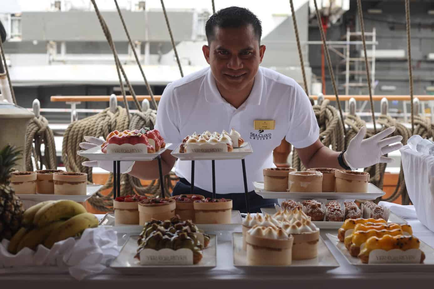 Exklusives Partner Event von Sea Cloud Cruises mit Lunch auf dem Lido Deck (Foto Sea Cloud Cruises)