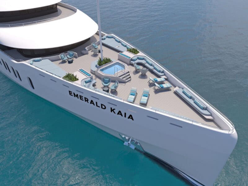 Porträt Emerald Kaia: Luxus und Privatsphäre auf See