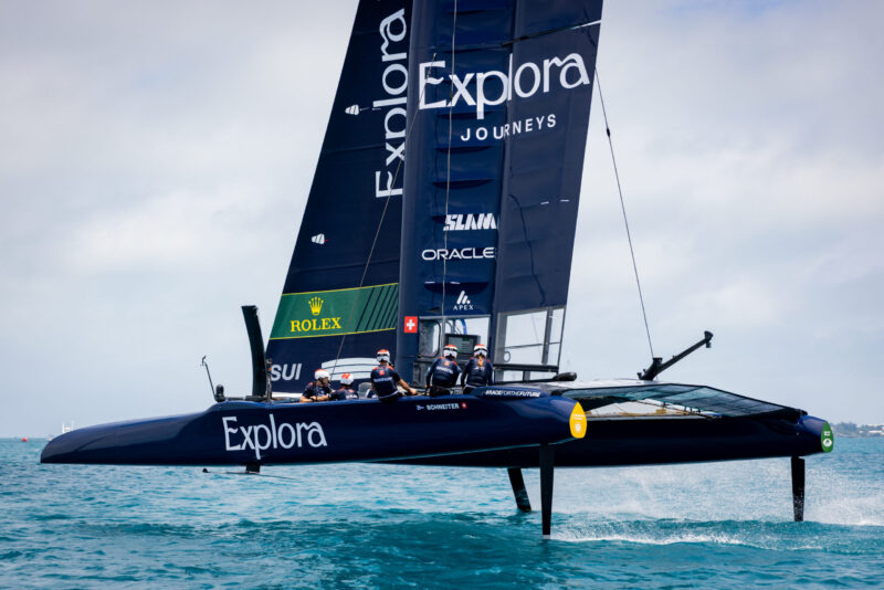 Explora Journeys Swiss SailGP Team: Neuer Look und starke Performance auf Bermuda