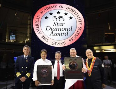 Exklusive Gourmet-Erlebnisse: Princess Cruises erhält prestigeträchtigen Five Star Diamond Award
