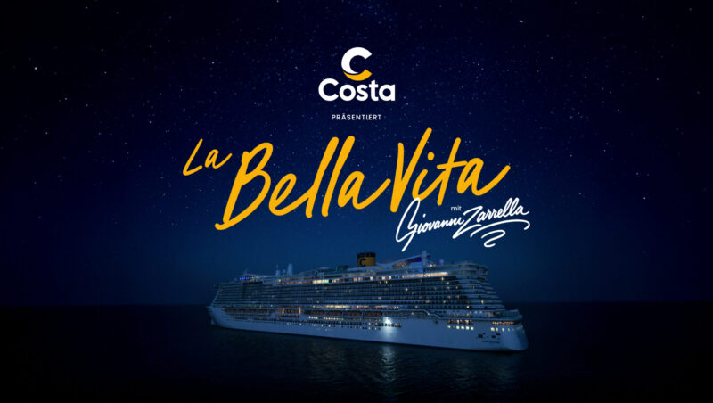 La Bella Vita: Giovanni Zarrella bringt italienische Leidenschaft zu Costa Kreuzfahrten