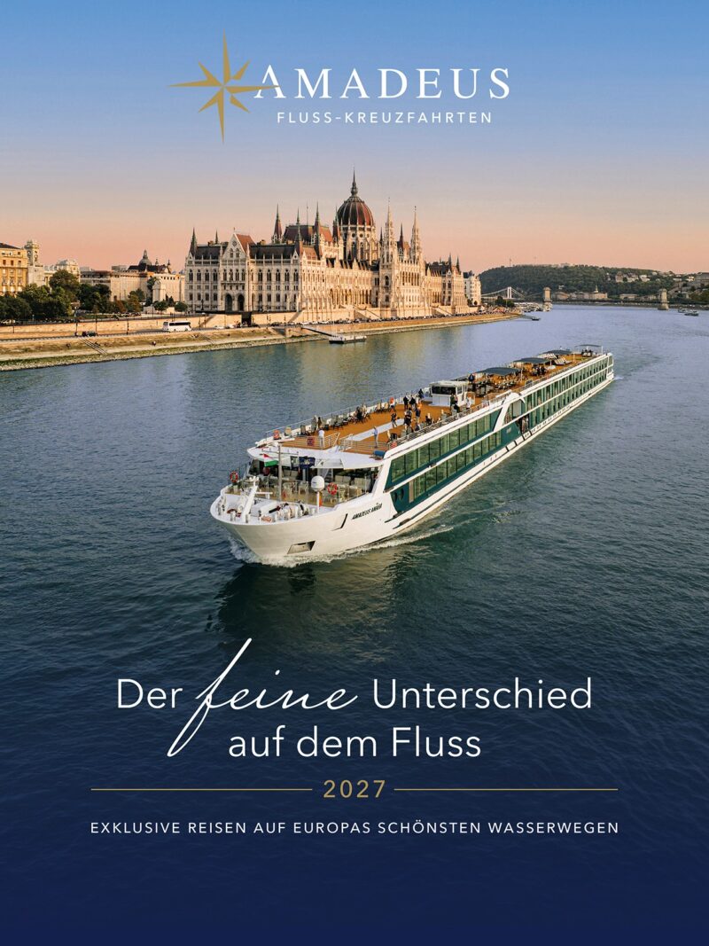 Amadeus Flusskreuzfahrten präsentiert neuen Katalog zum 30-jährigen Jubiläum