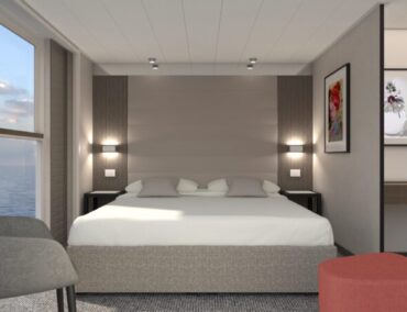MS Hamburg wird moderner: Neue Mini-Suiten und frisches Design an Bord