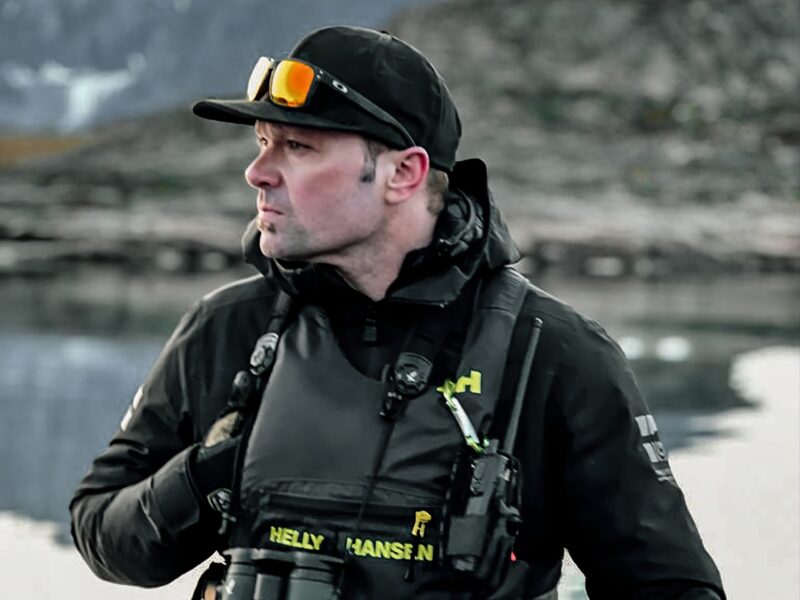 Beau Pruneau. einer der Expeditionsleiter an Bord der MS Stockholm (Foto Privat)