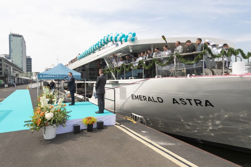 Taufe der Emerald Astra – Ein Meilenstein für Emerald Cruises in Europa