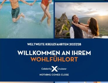 Celebrity Cruises zeigt die Zukunft der Kreuzfahrt im neuen Katalog 2027/28