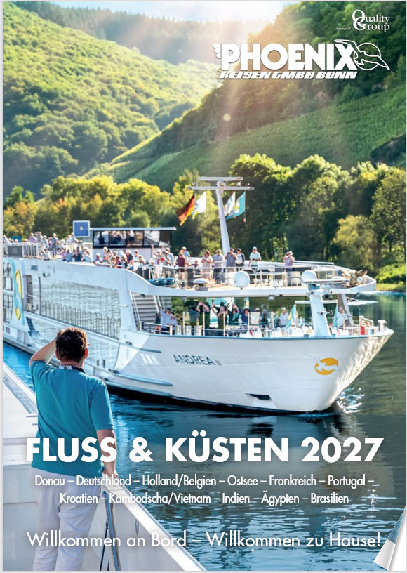 Volle Fahrt voraus: Phoenix Reisen stellt den neuen Flusskatalog 2027 vor
