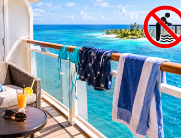 Warum Badehose und Bikini auf dem Kreuzfahrt Balkon nichts zu suchen haben